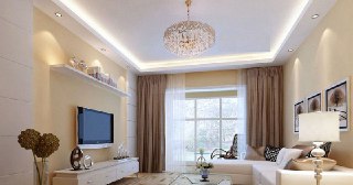 Натяжной потолок в гостиную Куйбышев, цена от 6429 руб.