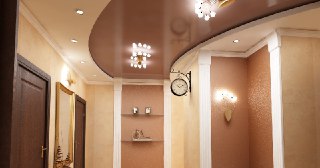 Натяжной потолок в прихожую Куйбышев, цена от 5236 руб.