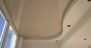 Натяжной потолок на балкон Куйбышев, цена 6221 руб.