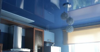 Натяжной потолок на кухню Куйбышев, цена от 6325 руб.